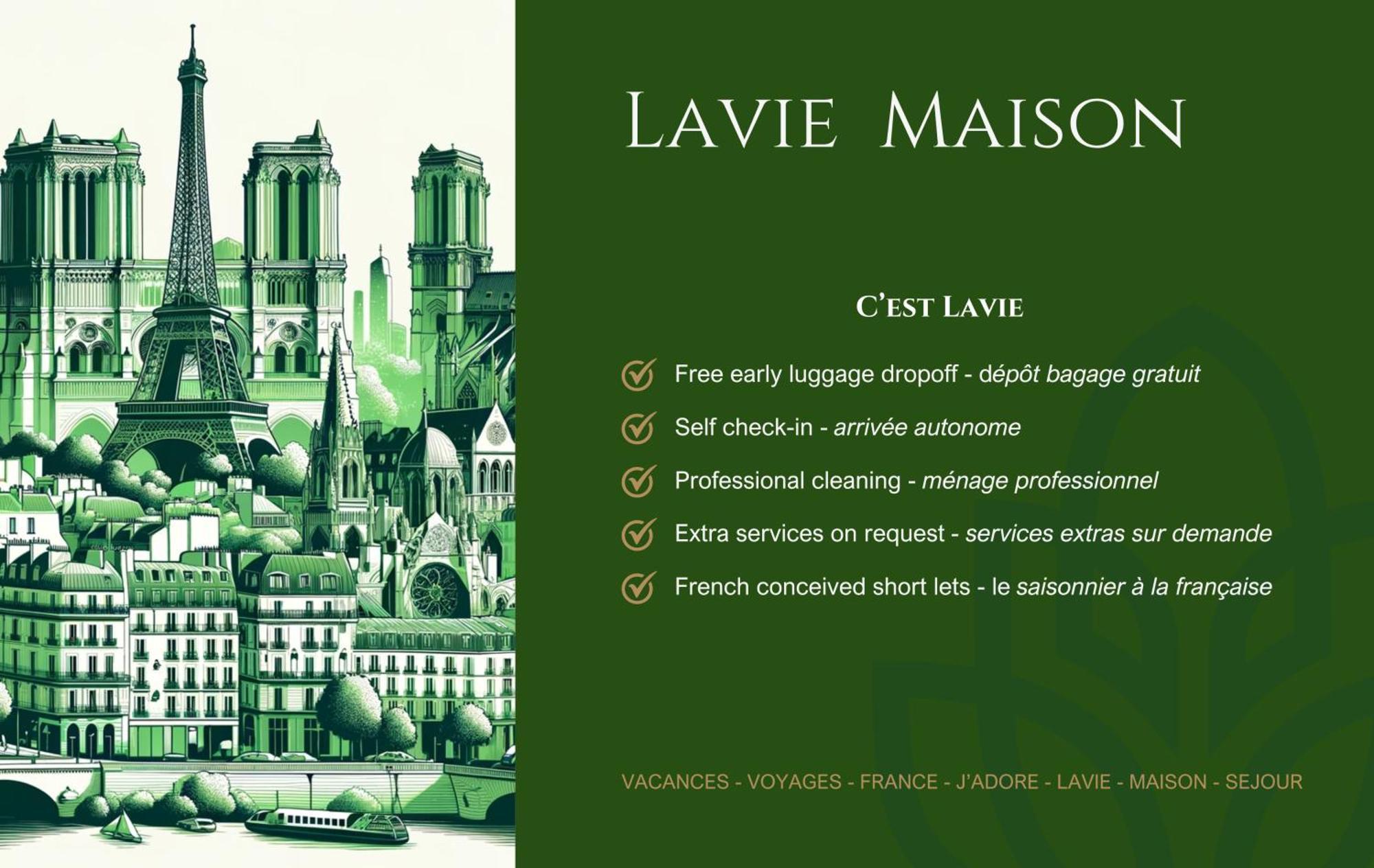 Lavie Maison Balneo Garden Flat Bordeaux Eksteriør bilde